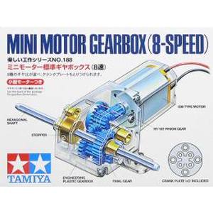 タミヤ TAMIYA タミヤ 70188 ミニモーター標準ギヤボックス 8速