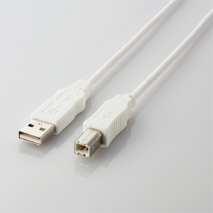 エレコム(ELECOM) RoHS対応USBケーブル/0.5m/ホワイト USB2-ECO05WH