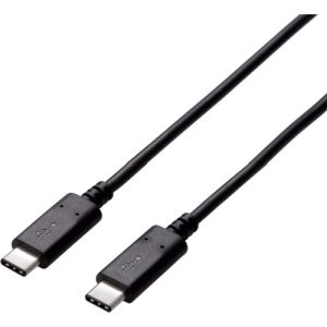 エレコム ELECOM エレコム U2C-CC5P20NBK USB2.0ケーブル C-Cタイプ 認証品 2.0m ブラック