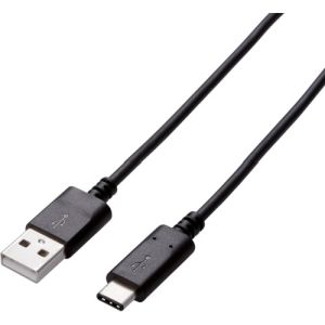 エレコム(ELECOM) USB2.0ケーブル/A-Cタイプ/認証品/3A出力/1.5m/ブラック U2C-AC15NBK