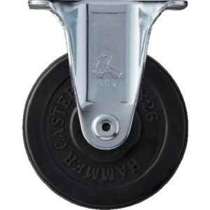 ハンマーキャスター HAMMER CASTER ハンマーキャスター 420SRP-R75 固定式ゴム車輪 75mm