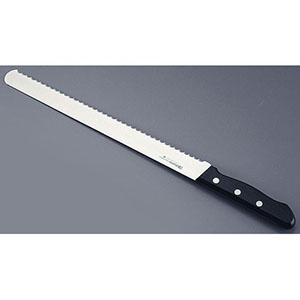 ミソノ刃物 Misono ミソノ刃物 モリブデン鋼 ウェーブナイフ 30cm 696