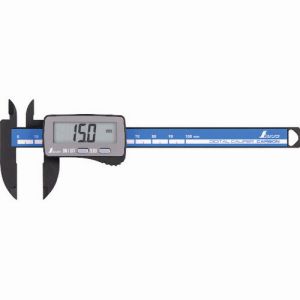 シンワ測定 SHINWA シンワ測定 19989 デジタルノギス カーボンファイバー大文字 100mm