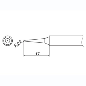 白光 HAKKO 白光 T34-I I型 T34シリーズ交換こて先 HAKKO