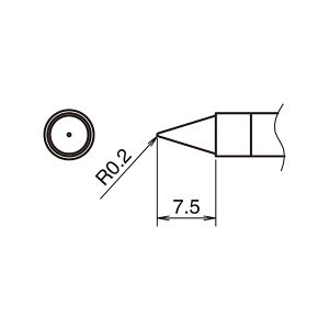 白光 HAKKO 白光 T39-B02 交換こて先 T39シリーズ