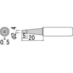 白光 HAKKO 白光 900L-T-2.4D 2.4D型 900Lシリーズ交換こて先 HAKKO