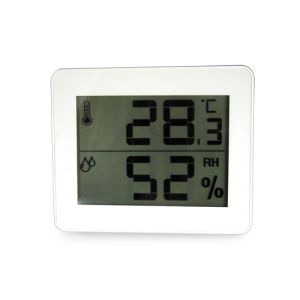 ヤザワ YAZAWA デジタル温湿度計 ホワイト DO01WH