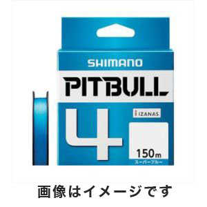 シマノ SHIMANO シマノ SHIMANO ピットブル(PITBULL) 4 スーパーブルー 1.2号 150m PL-M54R