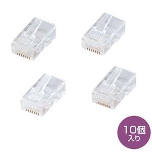 サンワサプライ SANWA SUPPLY サンワサプライ RJ-45コネクタ(CAT5e単線用) ADT-RJ45-10LN