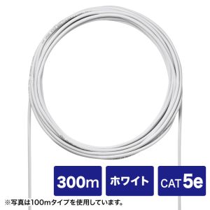 サンワサプライ SANWA SUPPLY サンワサプライ KB-C5L-CB300WN UTP 単線ケーブル CAT6 300m