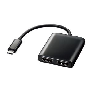 サンワサプライ SANWA SUPPLY サンワサプライ AD-ALCMST2HD USB TypeC MSTハブ DisplayPort Altモード