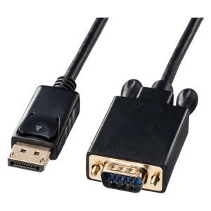 サンワサプライ SANWA SUPPLY サンワサプライ KC-DPVA10 DisplayPort-VGA変換ケーブル 1m