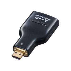 サンワサプライ SANWA SUPPLY サンワサプライ AD-HD09MCK HDMI変換アダプタ マイクロHDMI