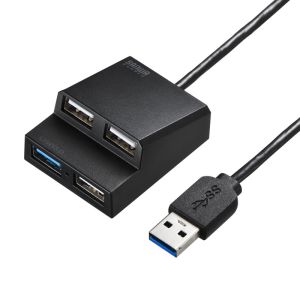 サンワサプライ SANWA SUPPLY サンワサプライ USB-3H413BKN USB3.2Gen1 USB2.0コンボハブ