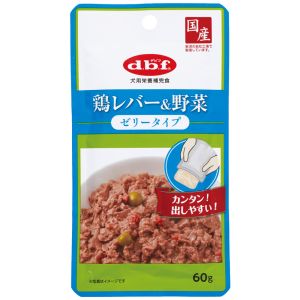 デビフペット d.b.f デビフペット 鶏レバー 野菜 ゼリータイプ 60g