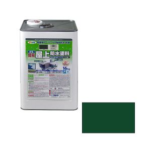 アサヒペン アサヒペン 水性簡易屋上防水塗料 16KG グリーン