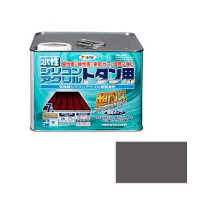 アサヒペン アサヒペン 水性シリコンアクリルトタン用 7L グレー