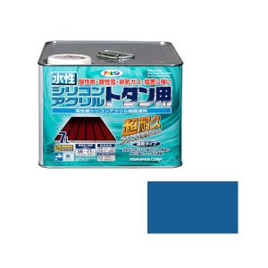 アサヒペン アサヒペン 水性シリコンアクリルトタン用 7L スカイブルー