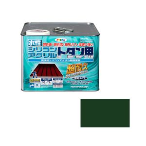 アサヒペン アサヒペン 水性シリコンアクリルトタン用 7L 緑