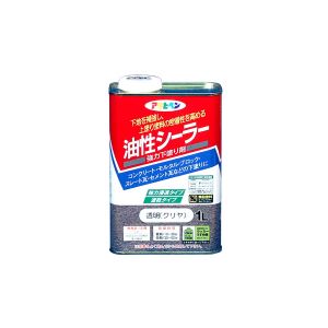 アサヒペン アサヒペン 油性シーラー 1L 透明 クリヤ | プレミアム