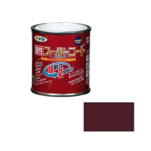 アサヒペン アサヒペン 油性スーパーコート 1/12L チョコレート