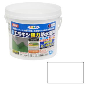 アサヒペン アサヒペン 水性エポキシ強力防水塗料 1KGセット ホワイト