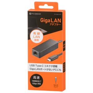 オーム電機 OHM オーム電機 PC-SHL13-K USB Type-C 高速 ギガLANアダプター