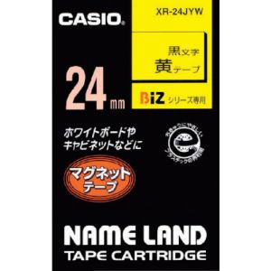 カシオ CASIO カシオ XR-24JYW ネームランド用マグネットテ―プ 24mm