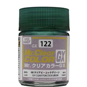 GSIクレオス ミスターホビー GX122 Mr.クリアカラーGX GXクリアピーコックグリーン GSI クレオス