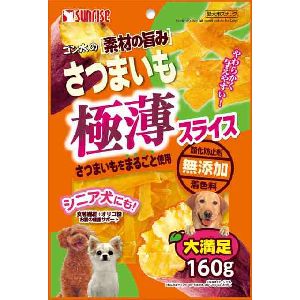 マルカン MG マルカン ゴン太の素材の旨み さつまいも 極薄スライス 160g 犬 おやつ