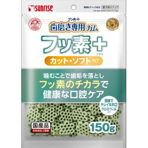 マルカン MG マルカン ゴン太の歯磨き専用ガム フッ素プラス カットソフト クロロフィル入り 150g MG