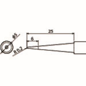 太洋電機 グット goot グット PX-60RT-LB 替こて先 RX7/PX5 6/CXR3 4系用 goot 太洋電機