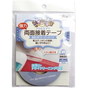 日本バイリーン バイリーン MFスーパーテープ 5mm×15m 白 AM-MF30TP-5 アイロン接着テープ