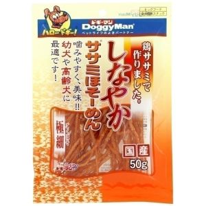 ドギーマンハヤシ DoggyMan ドギーマン しなやかササミほそーめん 50g