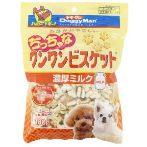 ドギーマンハヤシ DoggyMan ドギーマン おなかにやさしい ちっちゃなワンワンビスケット 濃厚ミルク 180g