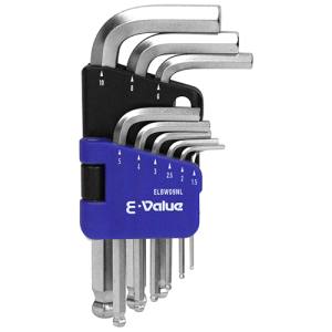 E-Value ELBW09NL BP六角棒レンチセット NL E-Value