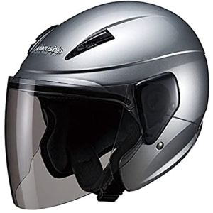 マルシン工業 Marushin バイクヘルメット セミジェット M-520 シルバー フリーサイズ 57～60cm未満