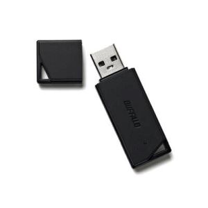 バッファロー BUFFALO どっちもUSBメモリー USB2.0用USBメモリー ブラック 16GB RUF2-KR16GA-BK