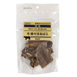 ペットプロジャパン PetPro ペットプロ 国産おやつ 無添加牛骨付きあばら 55g 5085670