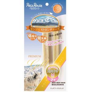 ペッツルート PetzRoute ぺッツルート モンゴルストロングチーズ スリムロング M 2本 4392830