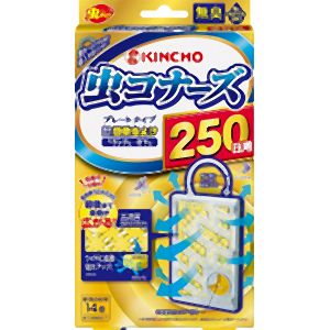 大日本除虫菊 金鳥 KINCHO 金鳥 虫コナーズ プレートタイプ 250日 無臭