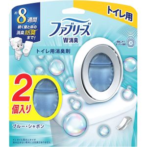 P&G P&G ファブリーズ W消臭 トイレ用消臭剤 ブルー シャボン 2個入