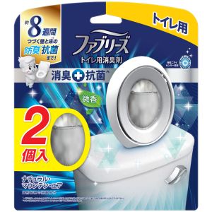 P&G P&G ファブリーズW消臭 トイレ用消臭剤 消臭+抗菌 ナチュラル マウンテン エアの香り 2個パック