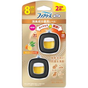 P&G P&G ファブリーズ 消臭芳香剤 車用 イージークリップ 消臭成分最高レベル フレッシュシトラス 2個パック