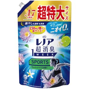 P&Gジャパン P&Gジャパン レノア 超消臭1WEEK 柔軟剤 SPORTS フレッシュシトラスつめかえ 超特大 1510mL