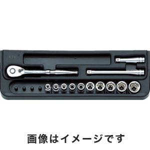 KTC 京都機械工具 KTC TB214 6.3sq. ソケットレンチセット[17点