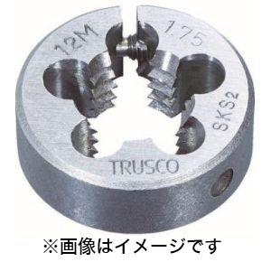 トラスコ TRUSCO トラスコ T38D-10X1.5 丸ダイス 38径 M10×1.5 (SKS) TRUSCO