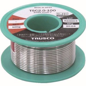 トラスコ TRUSCO トラスコ TSC1.0-100 配管 配線用鉛フリーはんだΦ1.0