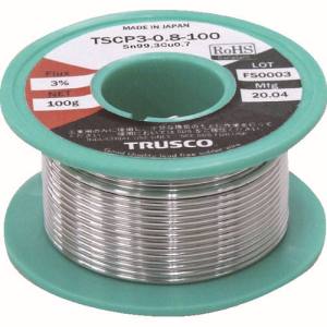 トラスコ TRUSCO トラスコ TSCP3-0.8-100 低コスト鉛フリーやに入り