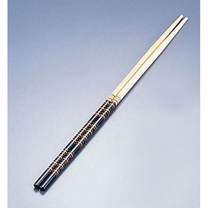 松尾物産 松尾物産 竹製 歌舞伎菜箸 黒 33cm